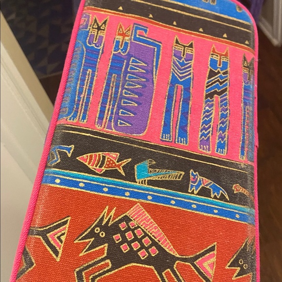 Laurel Burch Colorful Patterned Tote Bag - Picture 8 of 9